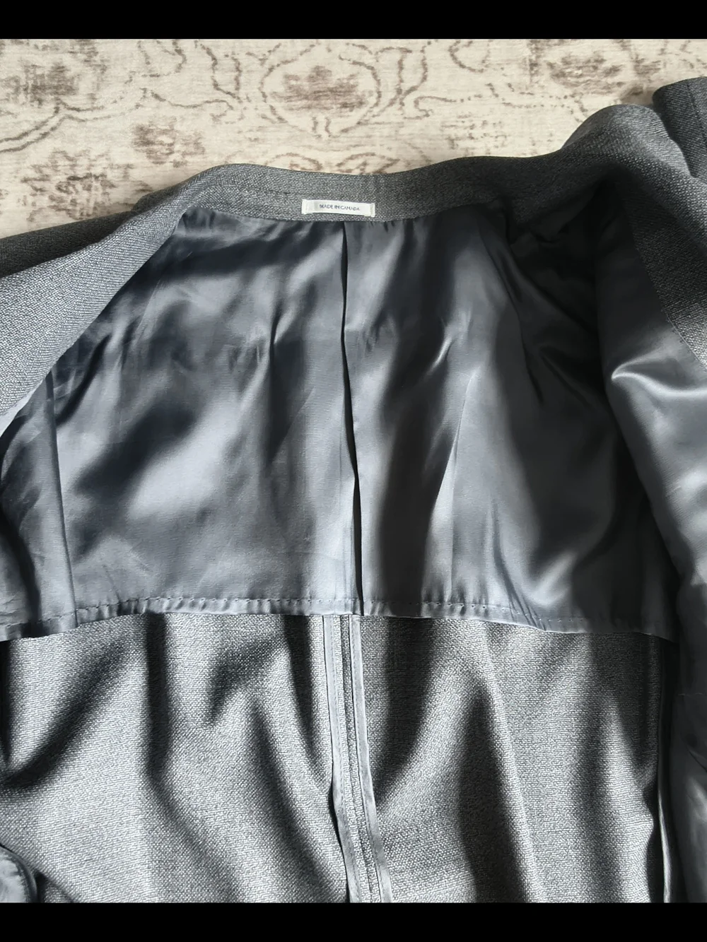 Peter Millar Gray Wool Two-Button Men's Blazer